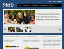 Tablet Screenshot of pmcmgmt.com